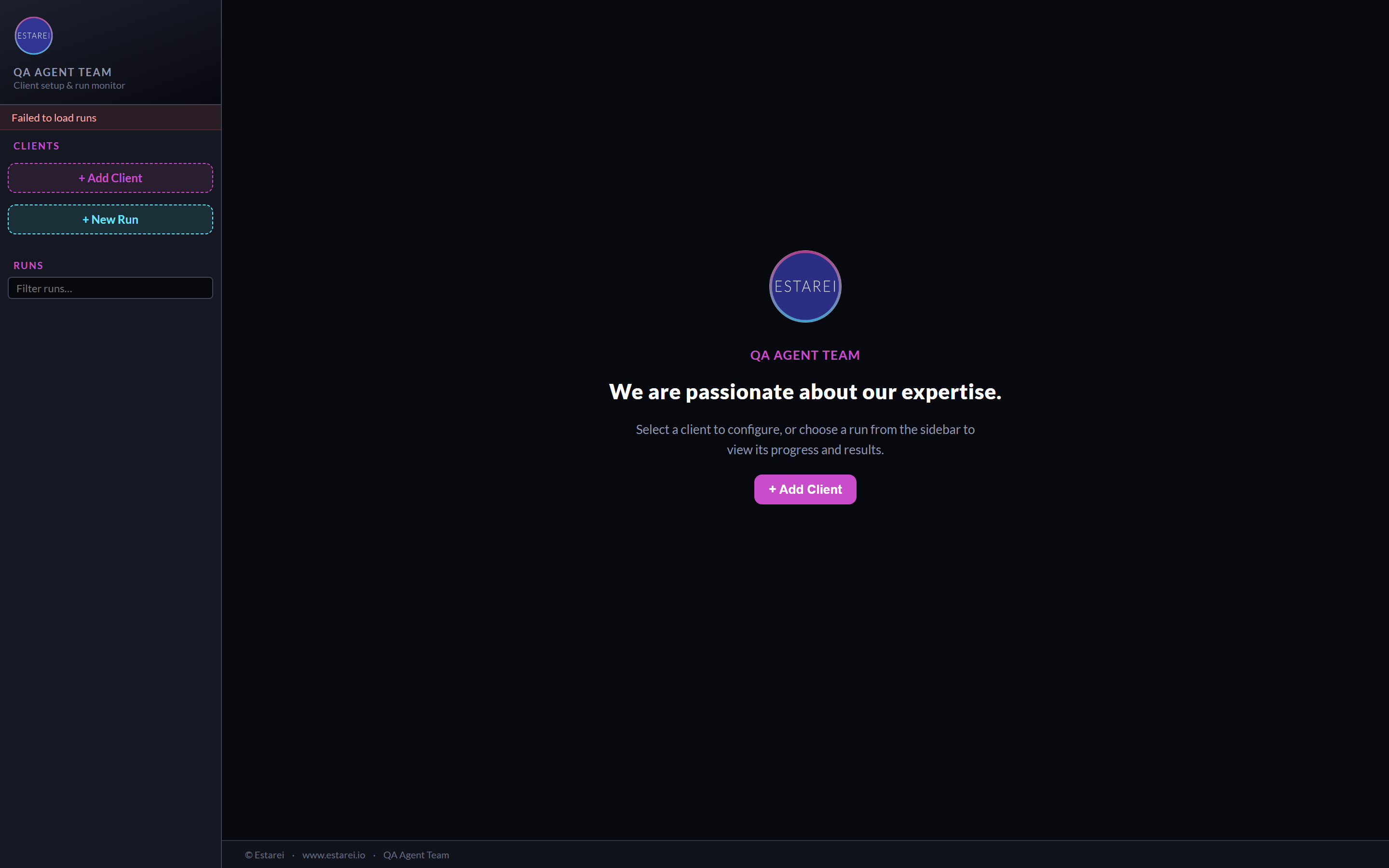 QA Agent Team screenshot